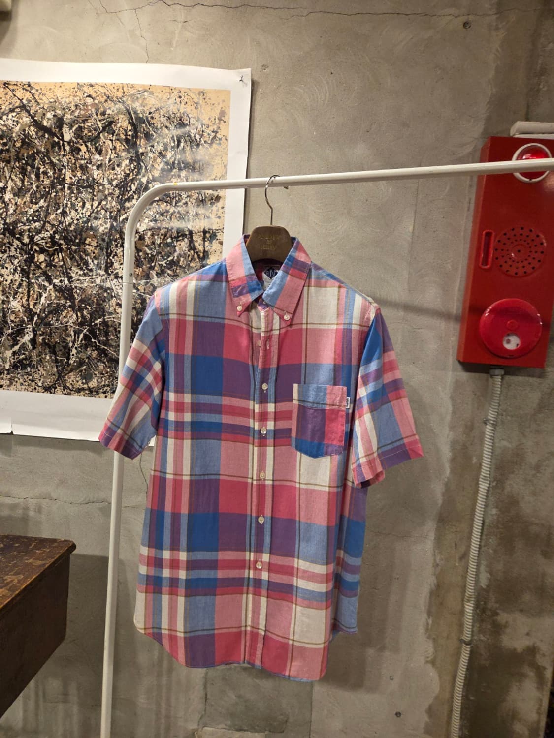 포스트 오버롤즈 마드라스셔츠 상품이미지10