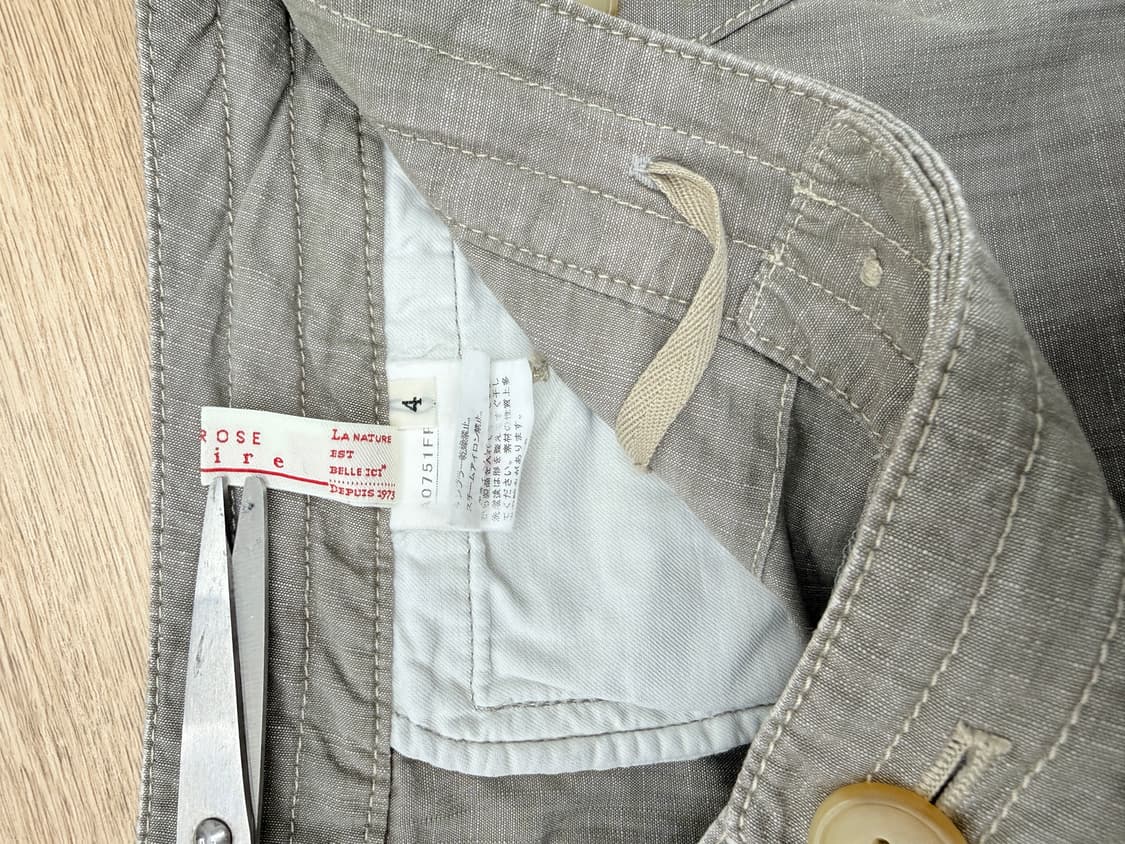 빈티지 Melrose 단추 디테일 카프리 팬츠 상품이미지6