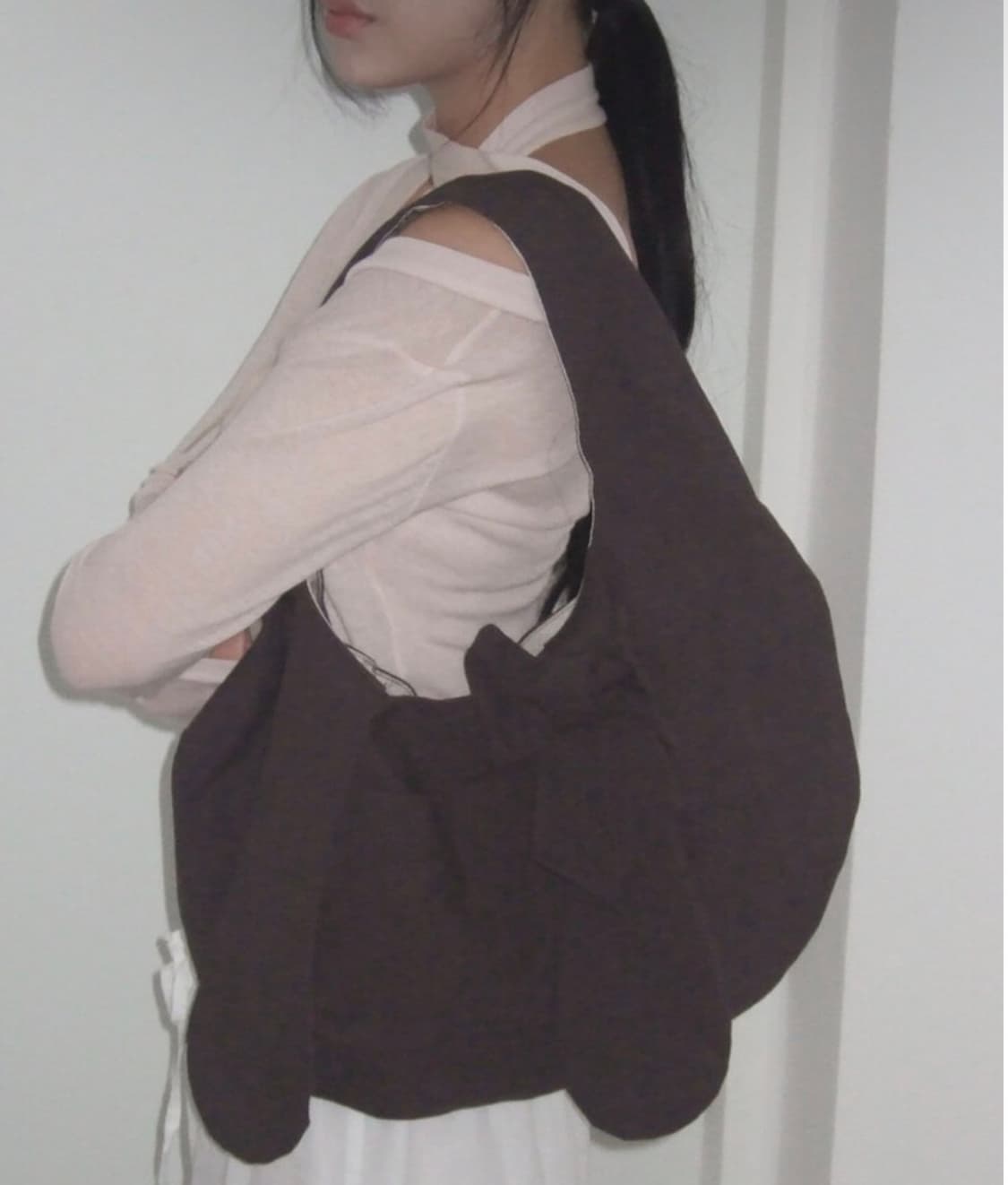 NUYET 버니리본호보백 bunny ribon hobo bag 상품이미지2