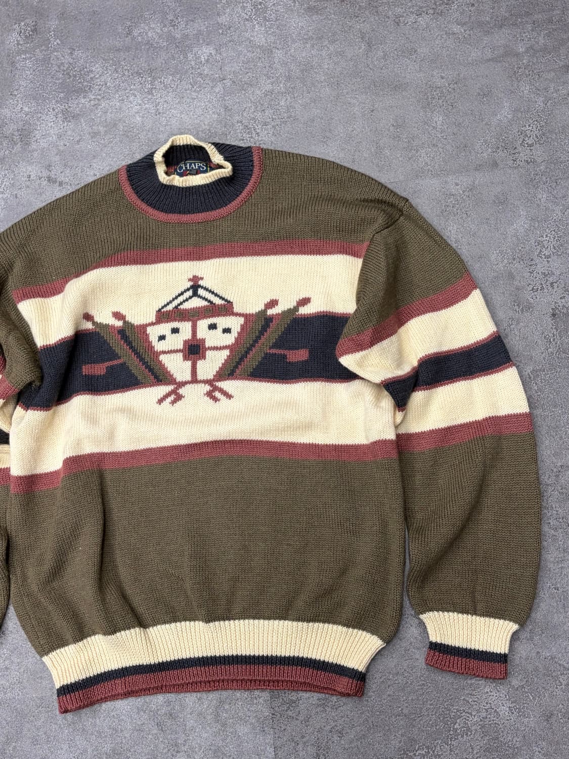 90s 챕스 랄프로렌 패턴 니트 스웨터 상품이미지4