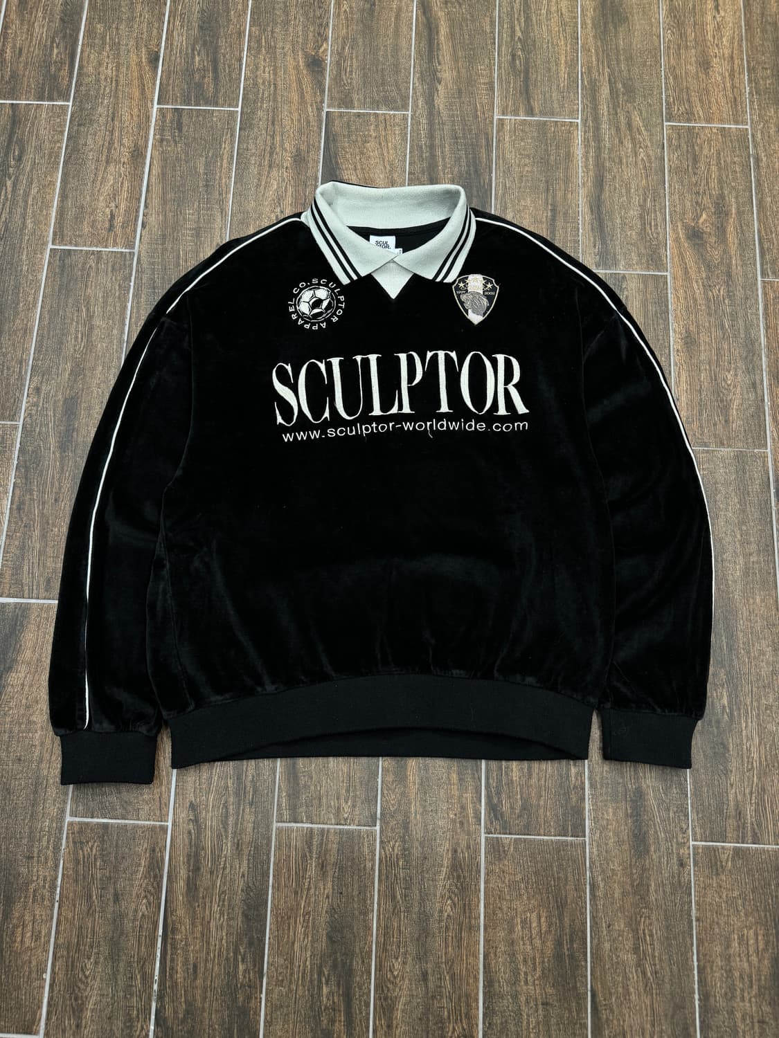 스컬프터 벨루어 벨벳 사커 저지 상품이미지6