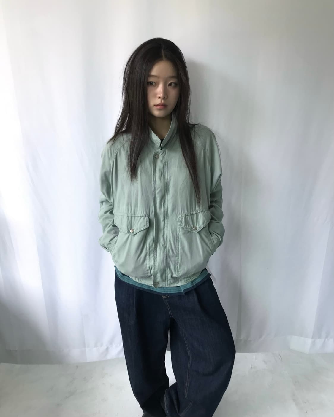 민트 포켓 자켓 상품이미지3