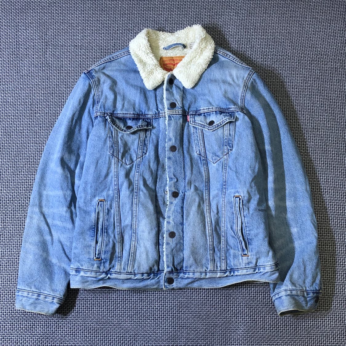 쉐르파 데님 트럭커 자켓 상품이미지1