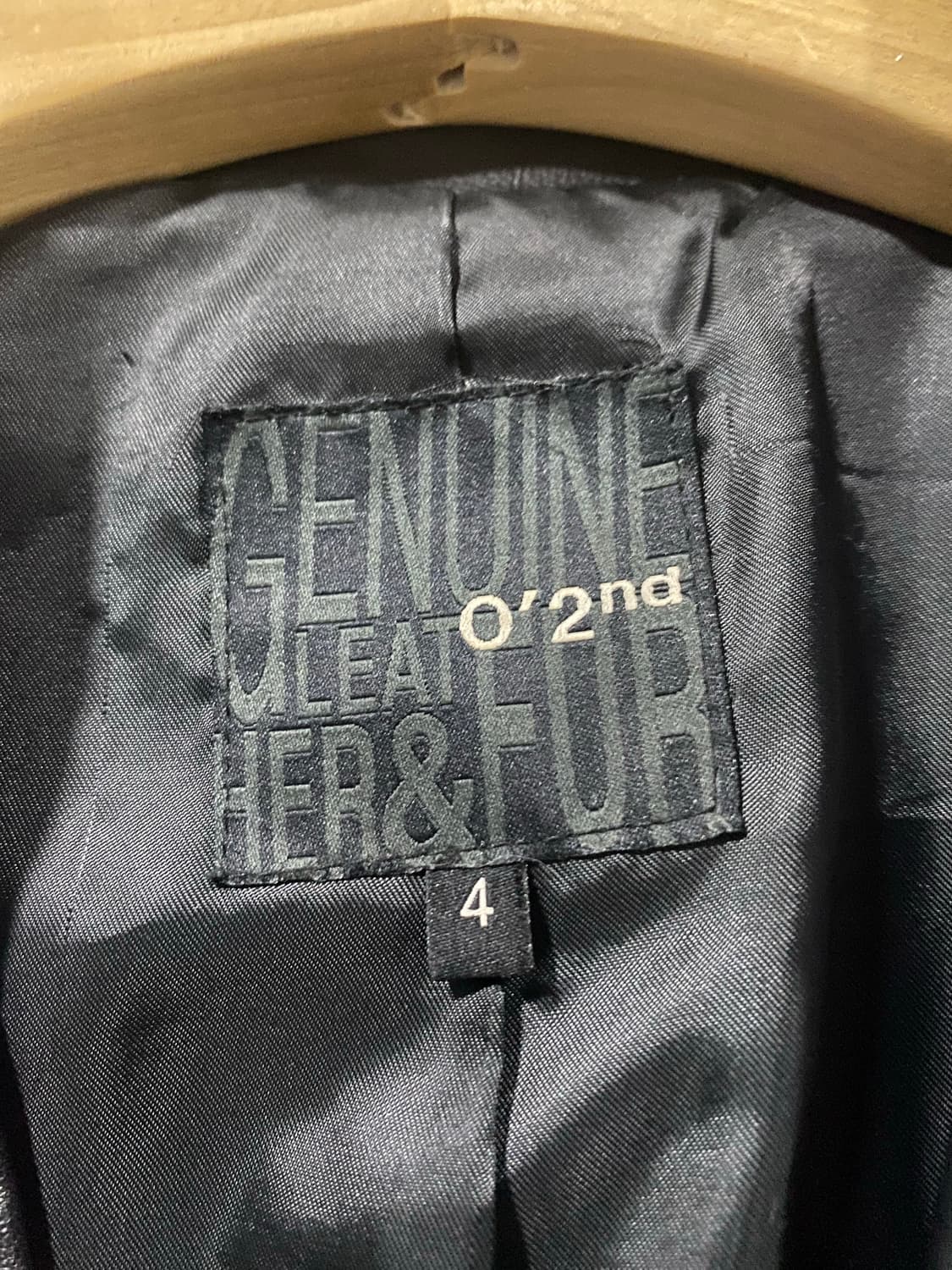 O'2nd 블랙 가죽 자켓4 상품이미지6