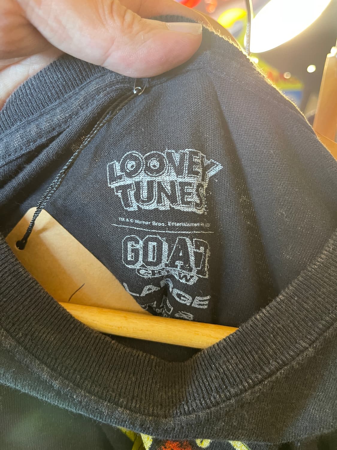 루니툰즈 오피셜 티셔츠 표기L 국내 L-XL size 상품이미지3