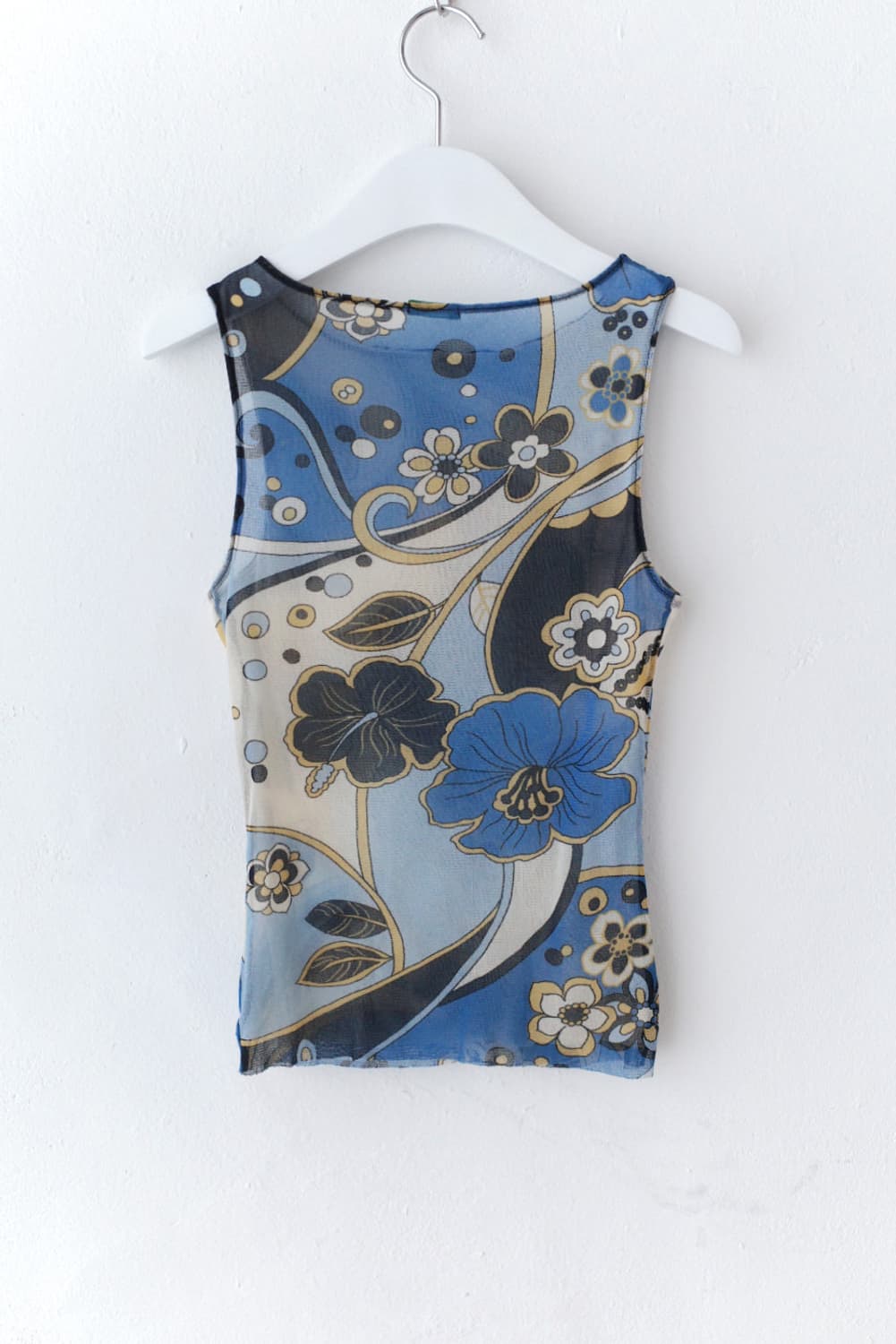 benetton) oriental see-through sleeveles 상품이미지2