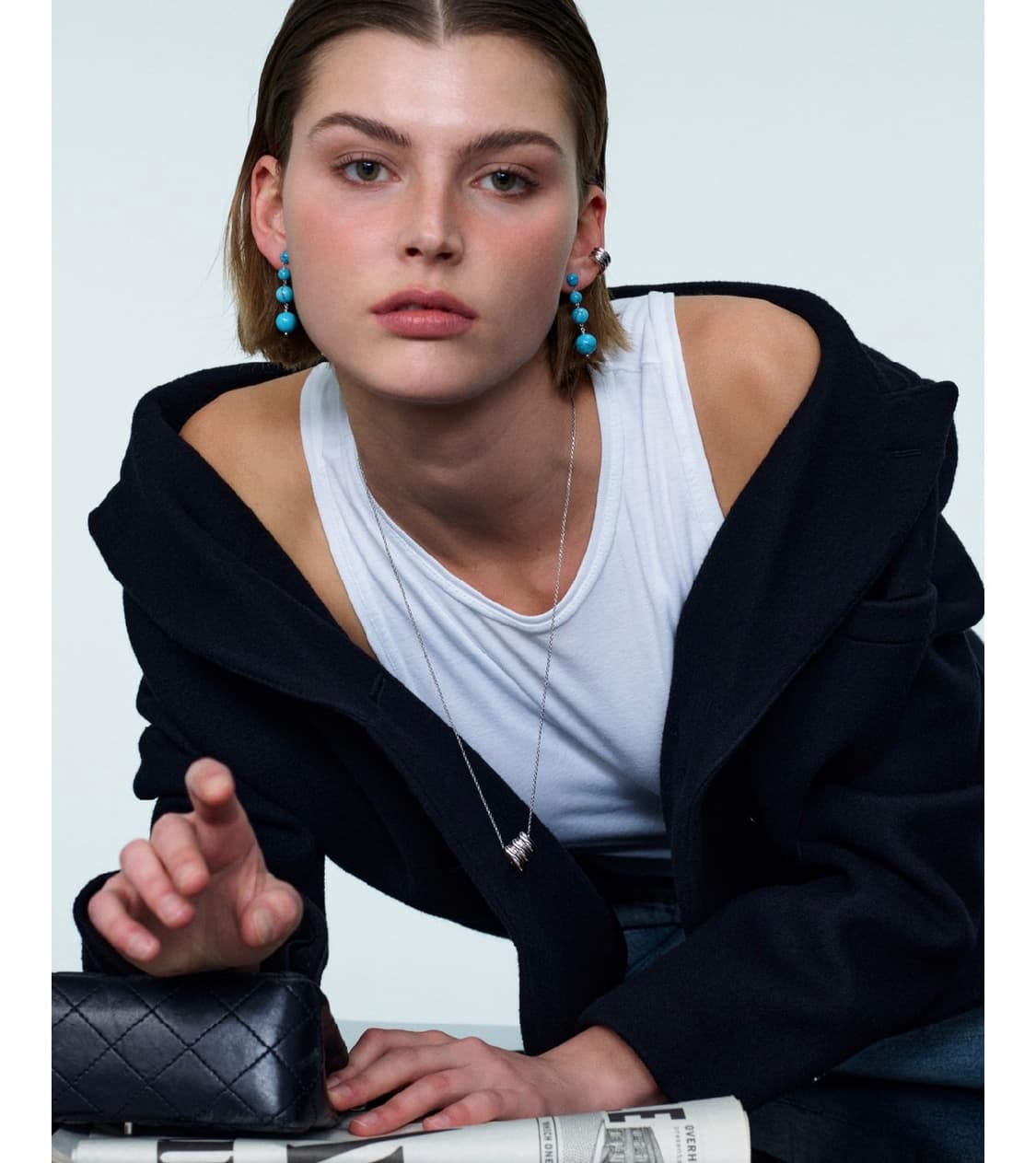 (계좌거래가격) 넘버링 5738 목걸이 실버 상품이미지2