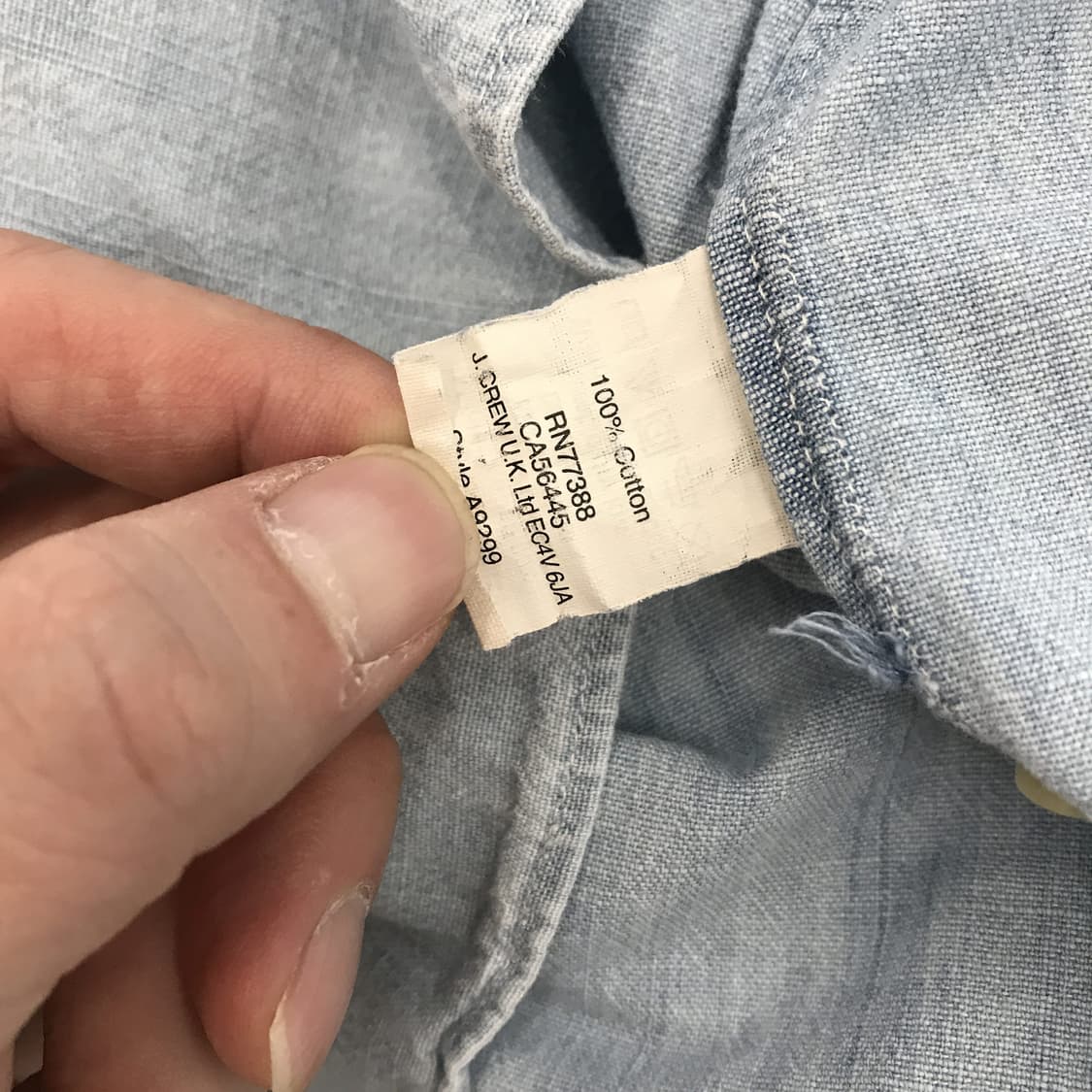제이크루 J.CREW 샴브레이 셔츠 블루 [S] 상품이미지6