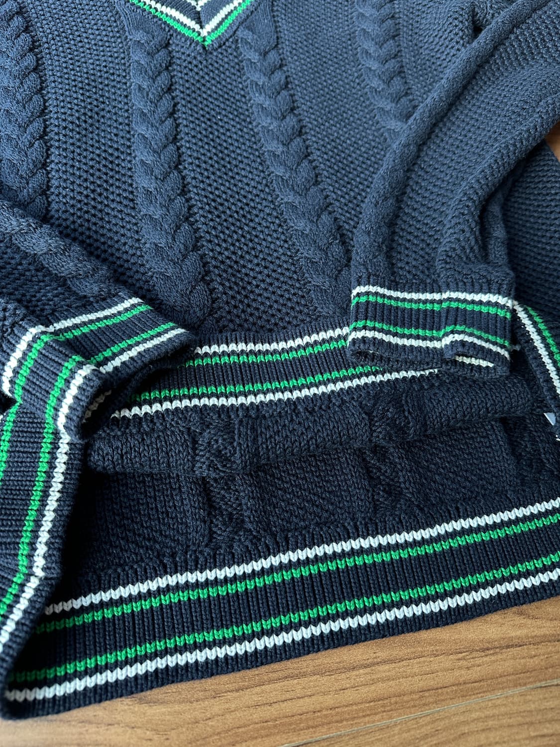 랄프로렌 크리켓 꽈배기 니트 S 상품이미지9