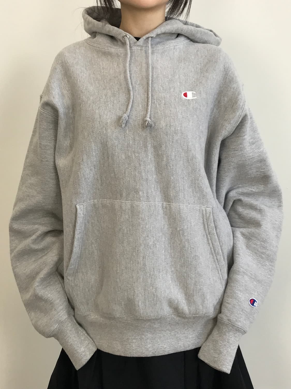 Champion Reverse Weave Hoodie Gray 상품이미지2