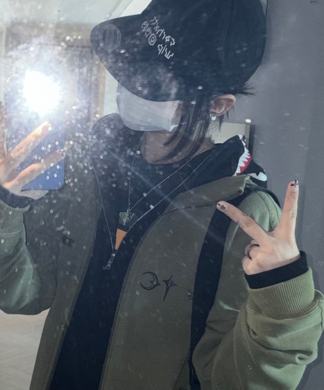 아디다스X떠그 클럽 트랙탑 포커스 올리브 L 상품이미지3