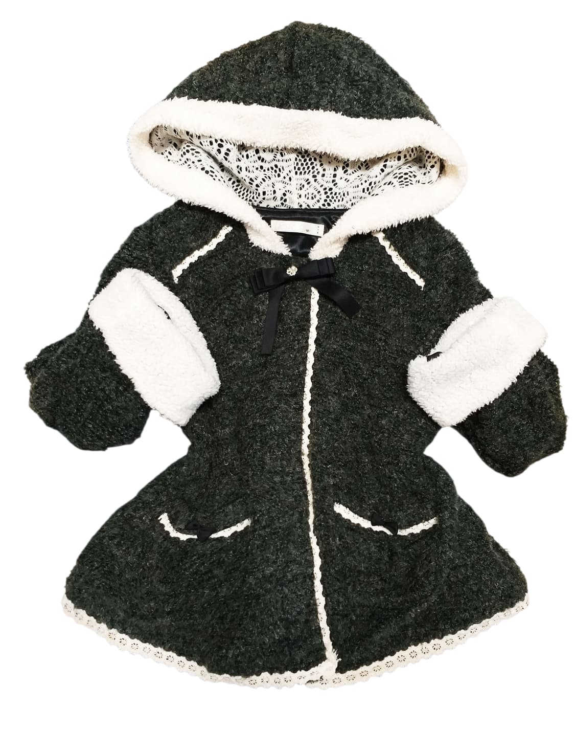 빈티지 리본후드집업 달천 대장 히메로맨틱갸루 캐캐체 핀터깔 로리타 스나계 상품이미지1