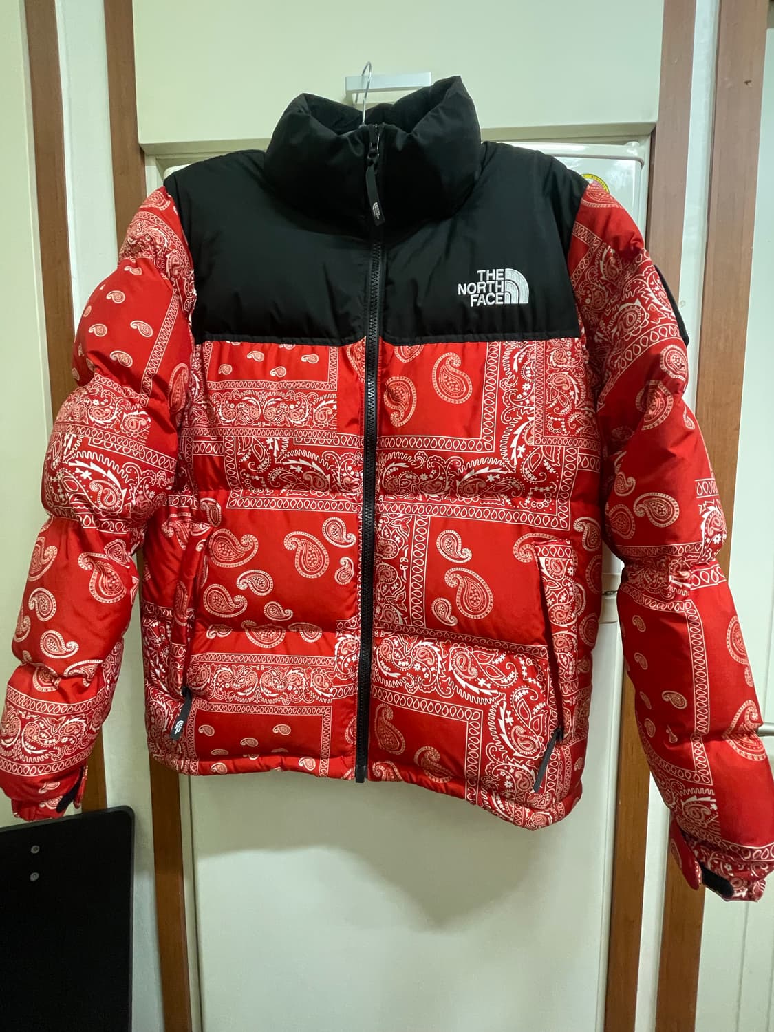 노스페이스 x 케이스스터디 눕시 반다나 레드 XL 상품이미지2