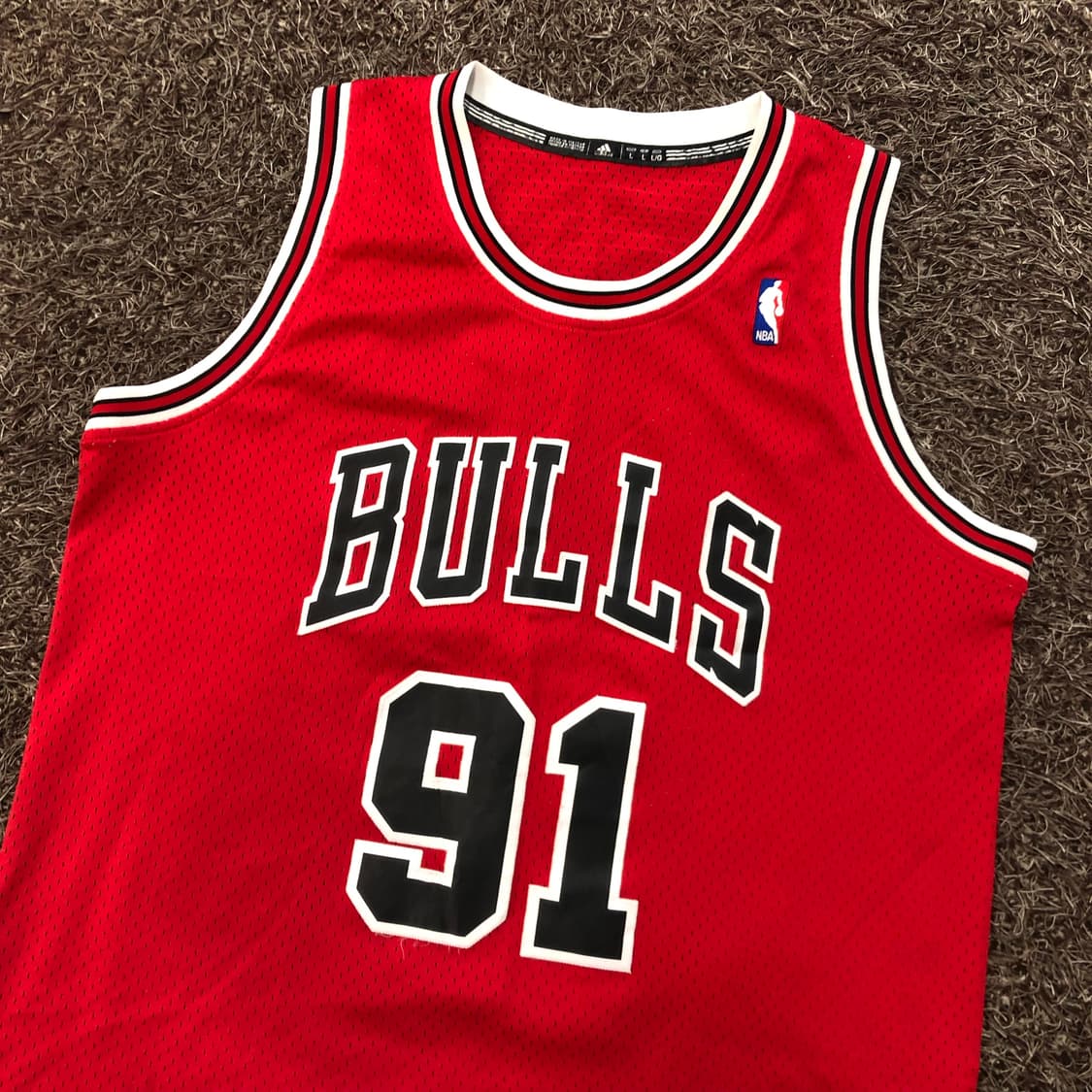 아디다스 로드맨 시카고 불스 농구 저지 상품이미지2