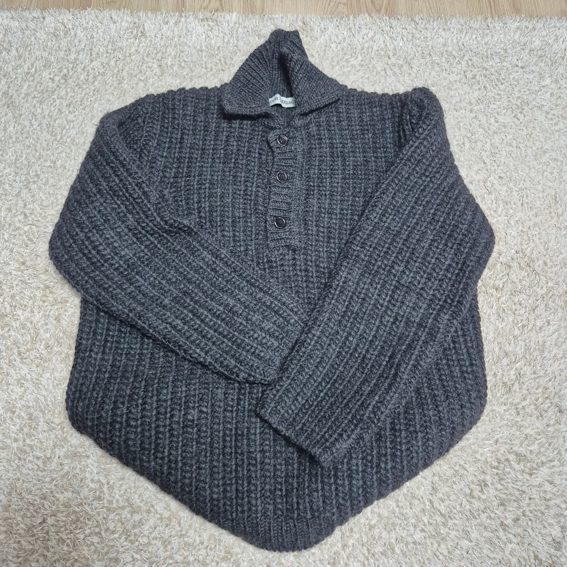 아워레가시 빅피케 블랙 46사이즈(미사용) 상품이미지2