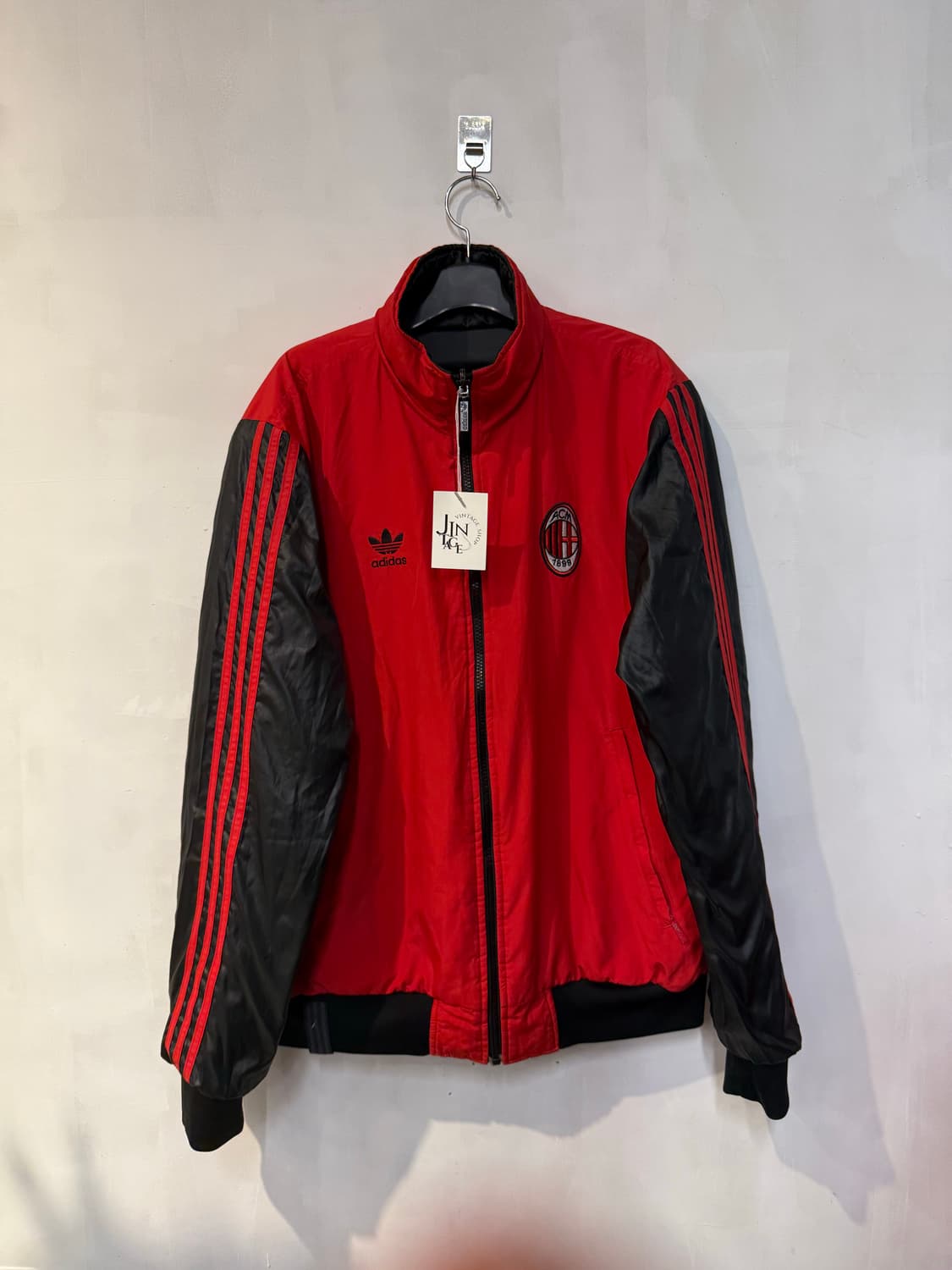 아디다스 레드 ac밀란 패딩자켓 상품이미지1