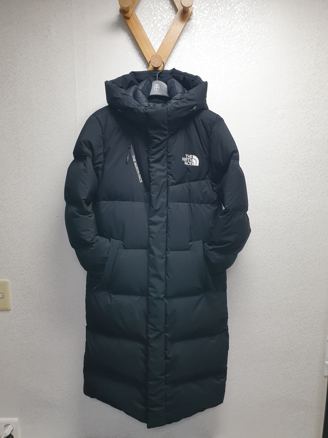 [여90] 노스페이스 롱패딩 슈퍼에어다운 블랙 상품이미지1