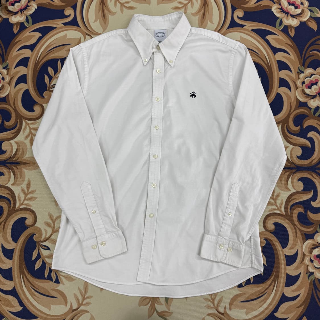 (L)브룩스 브라더스 버튼다운 옥스포드  셔츠(화이트) 상품이미지1