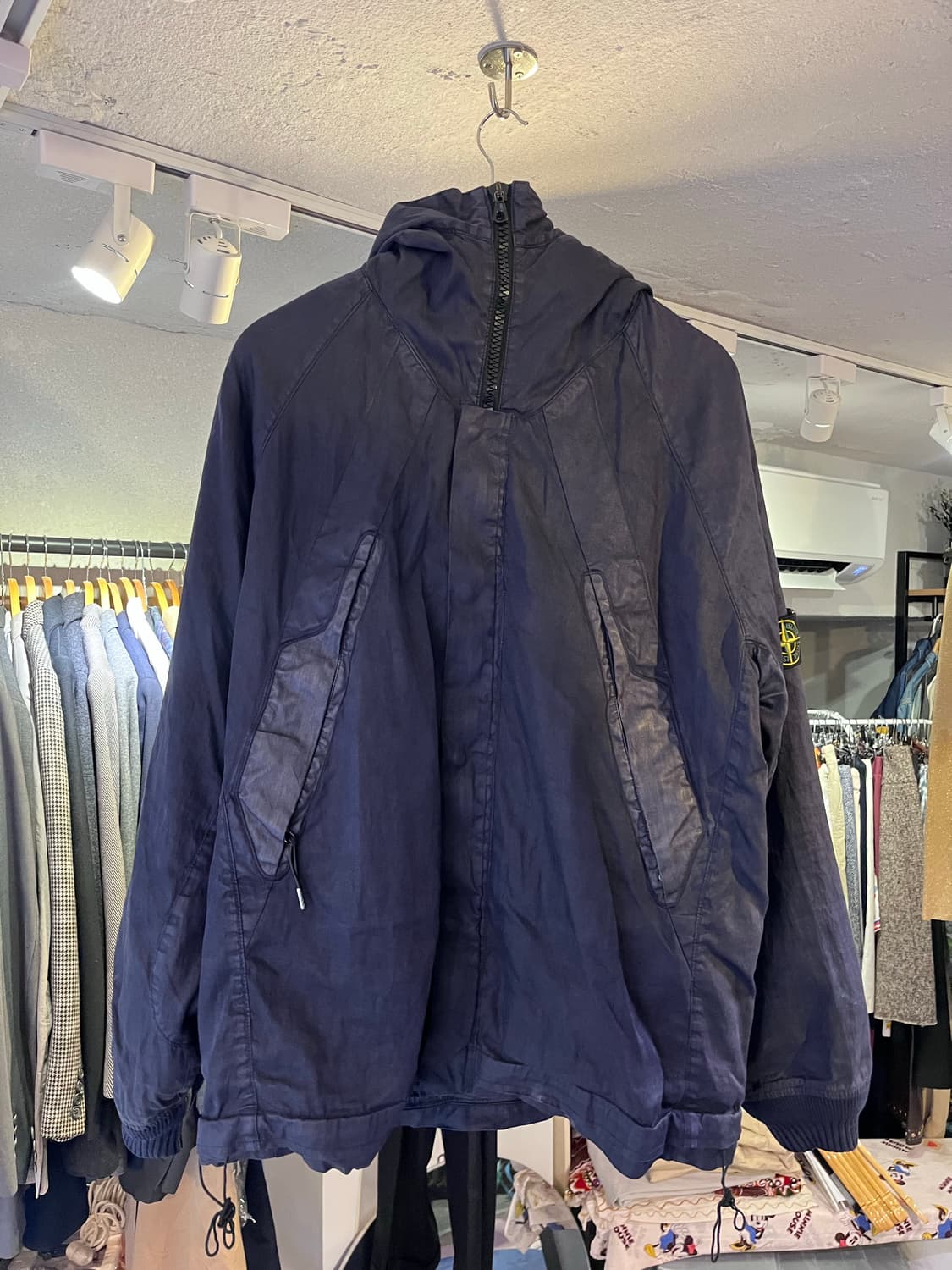 스톤 아일랜드 올드 가먼트 다잉 후드 자켓 상품이미지1