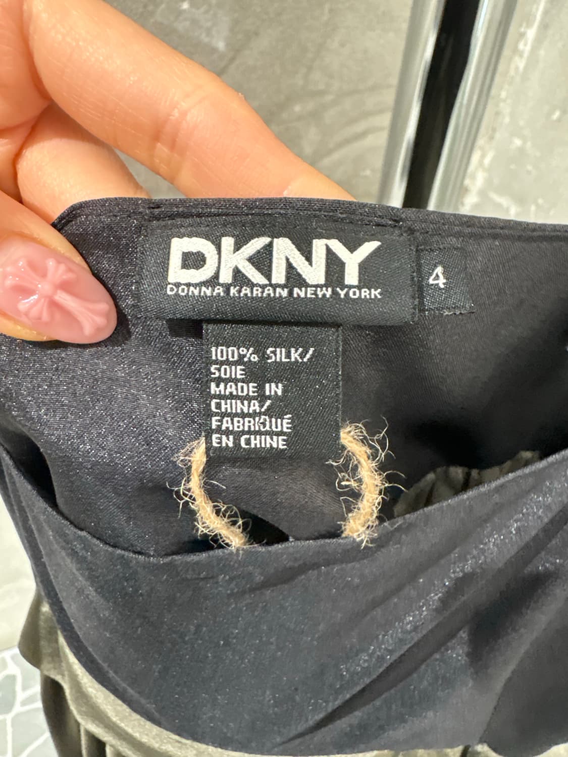 DKNY 배색 캉캉 원피스 상품이미지3