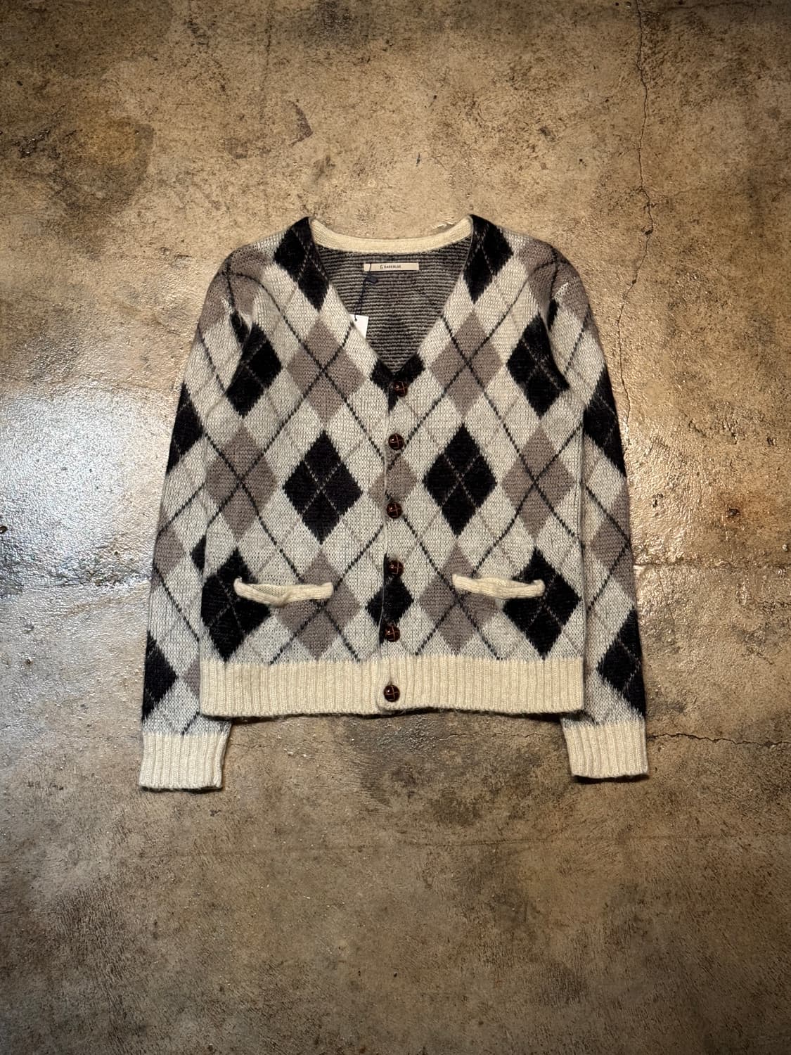 44-66 ) BLUE RAGE Mohair Cardigan 상품이미지1