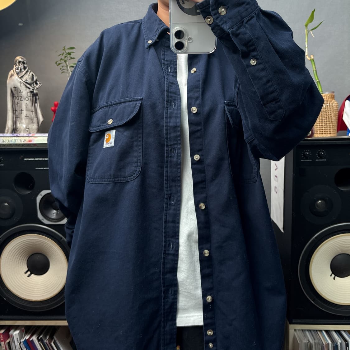 칼하트 네이비셔츠 상품이미지1