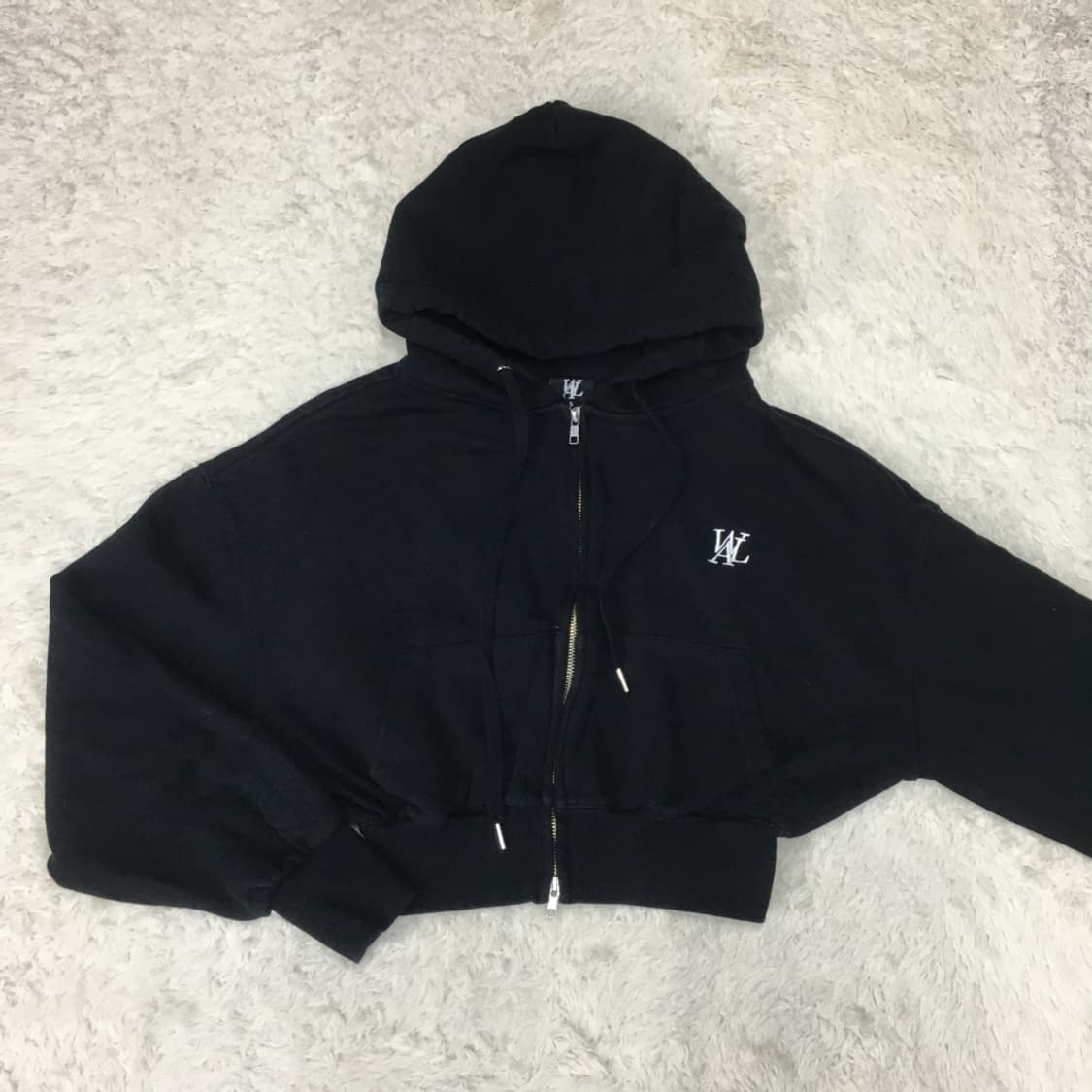 우알롱 여성 크롭후드티 BB27 상품이미지1