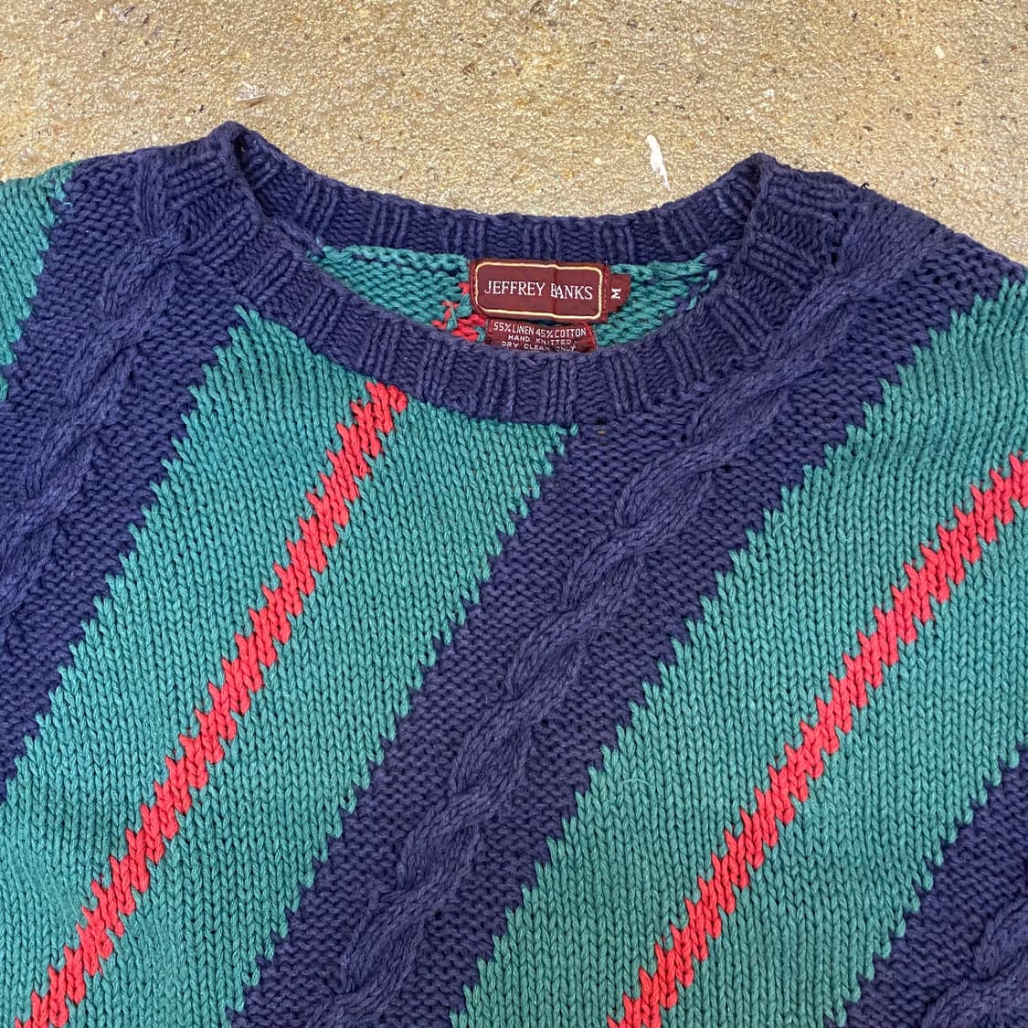 90s USA 빈티지 크리스마스 니트 케이블 니트 연말파티 니트 상품이미지3