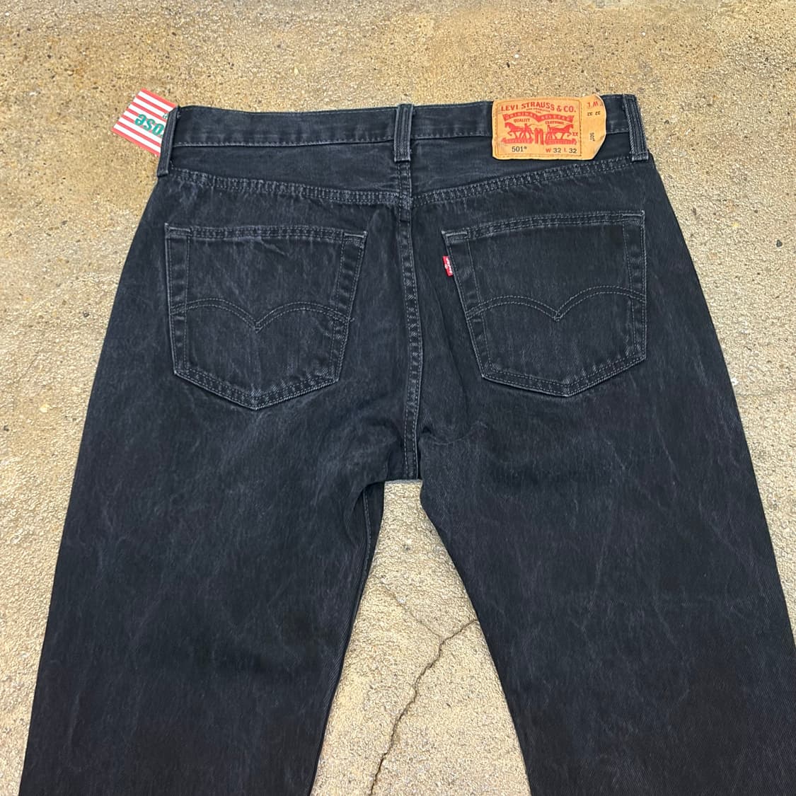 미국 빈티지 리바이스 501 블랙진 청바지 상품이미지6