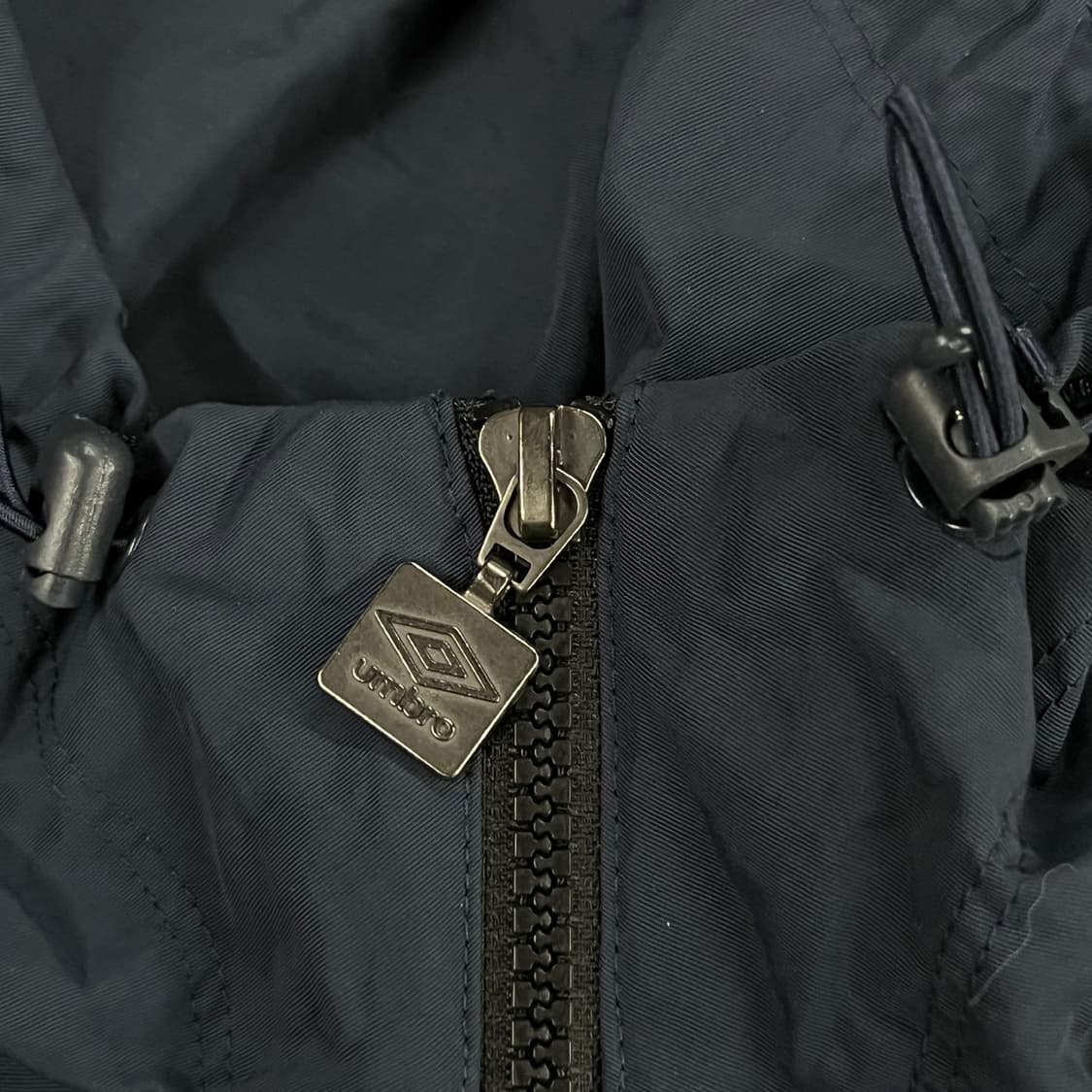 [정품/2XL] 엄브로 바람막이 후드 자켓 블랙 네이비 b12 상품이미지8