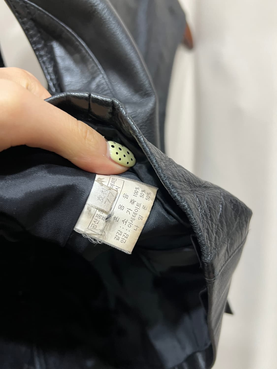 빈티지 소가죽 레더 베스트 자켓  상품이미지5