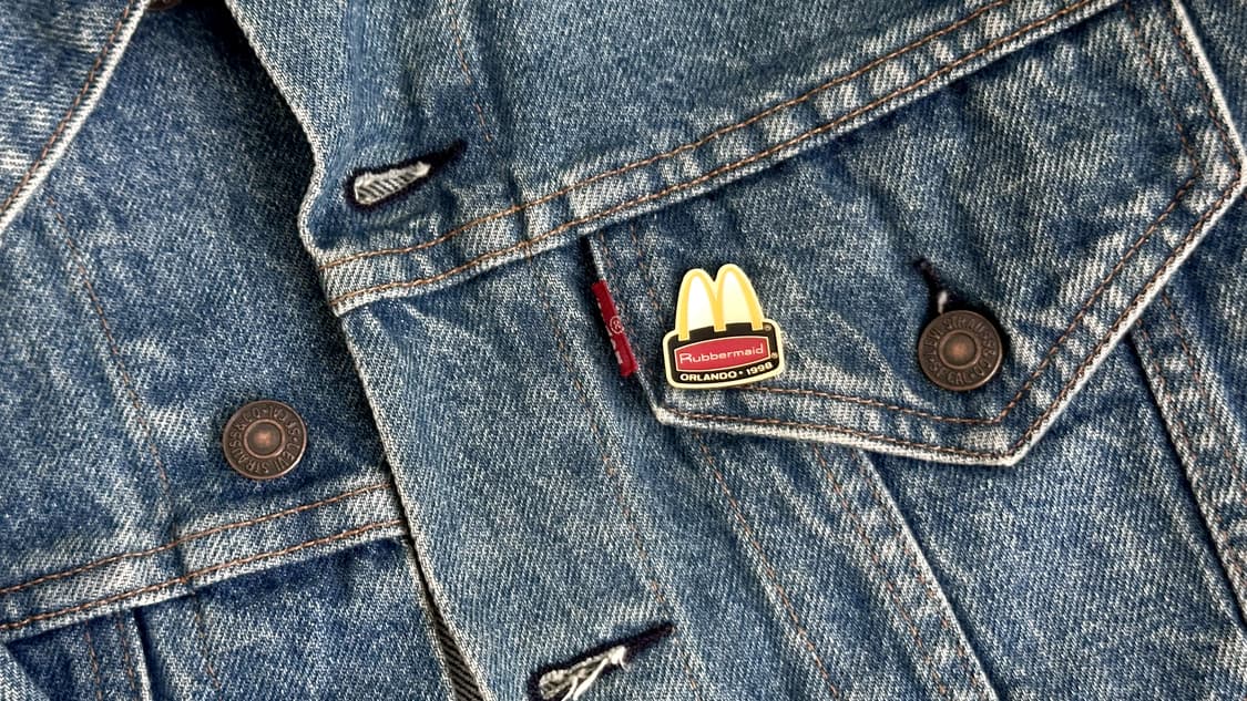 맥도날드 빈티지 크루 핀뱃지 라펠핀 ‘Rubbermaid’ 상품이미지3