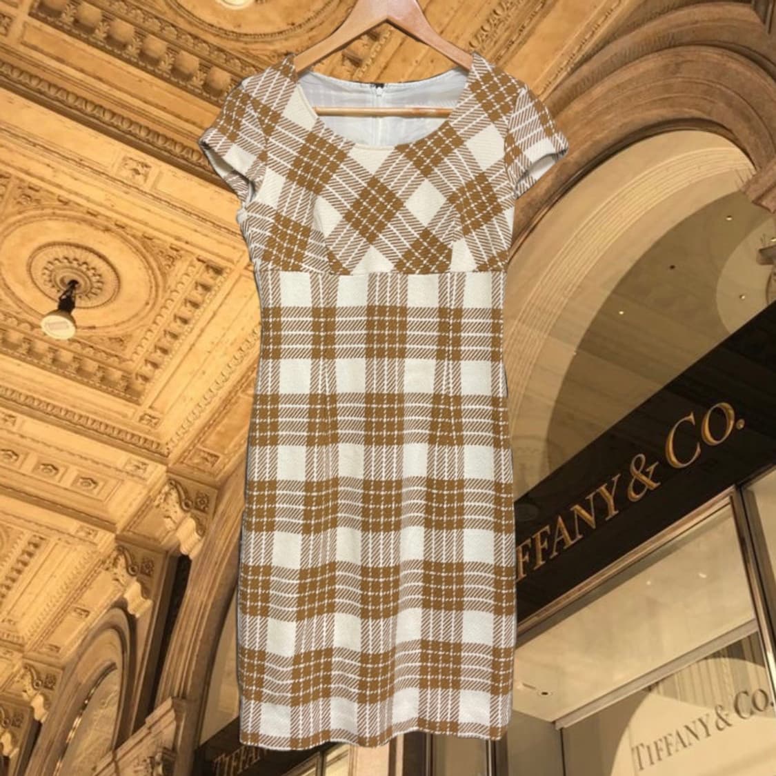 Japan vintage check dress 상품이미지1