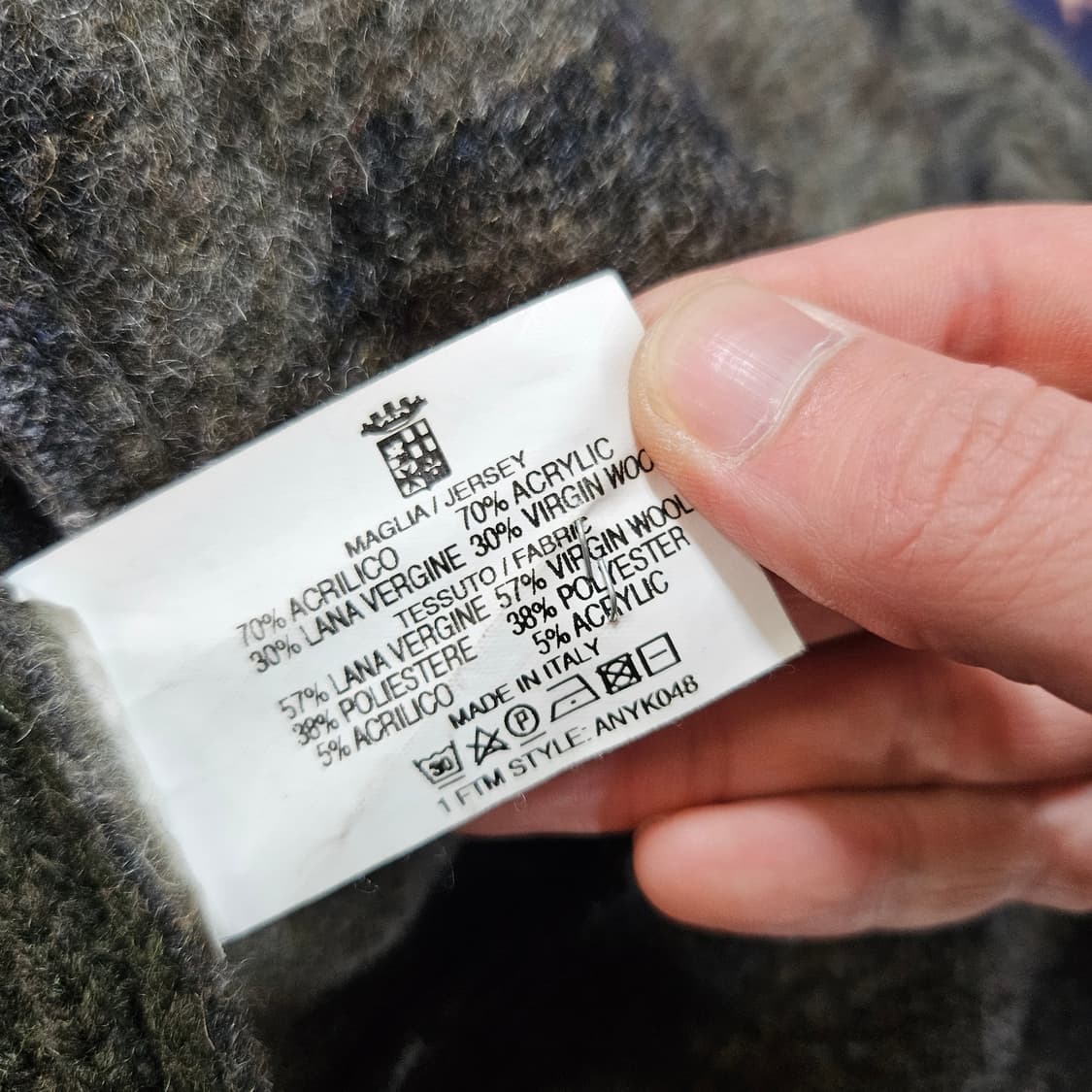 Aviazione Navale in Italy 카모 블럭 후드자켓 L 상품이미지7