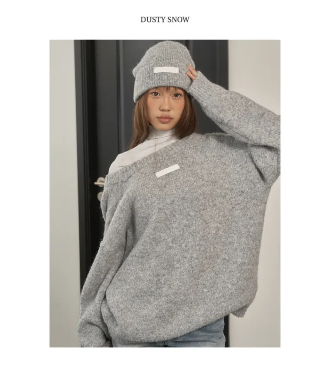 TOH toh 가디건 더스티스노우 상품이미지1