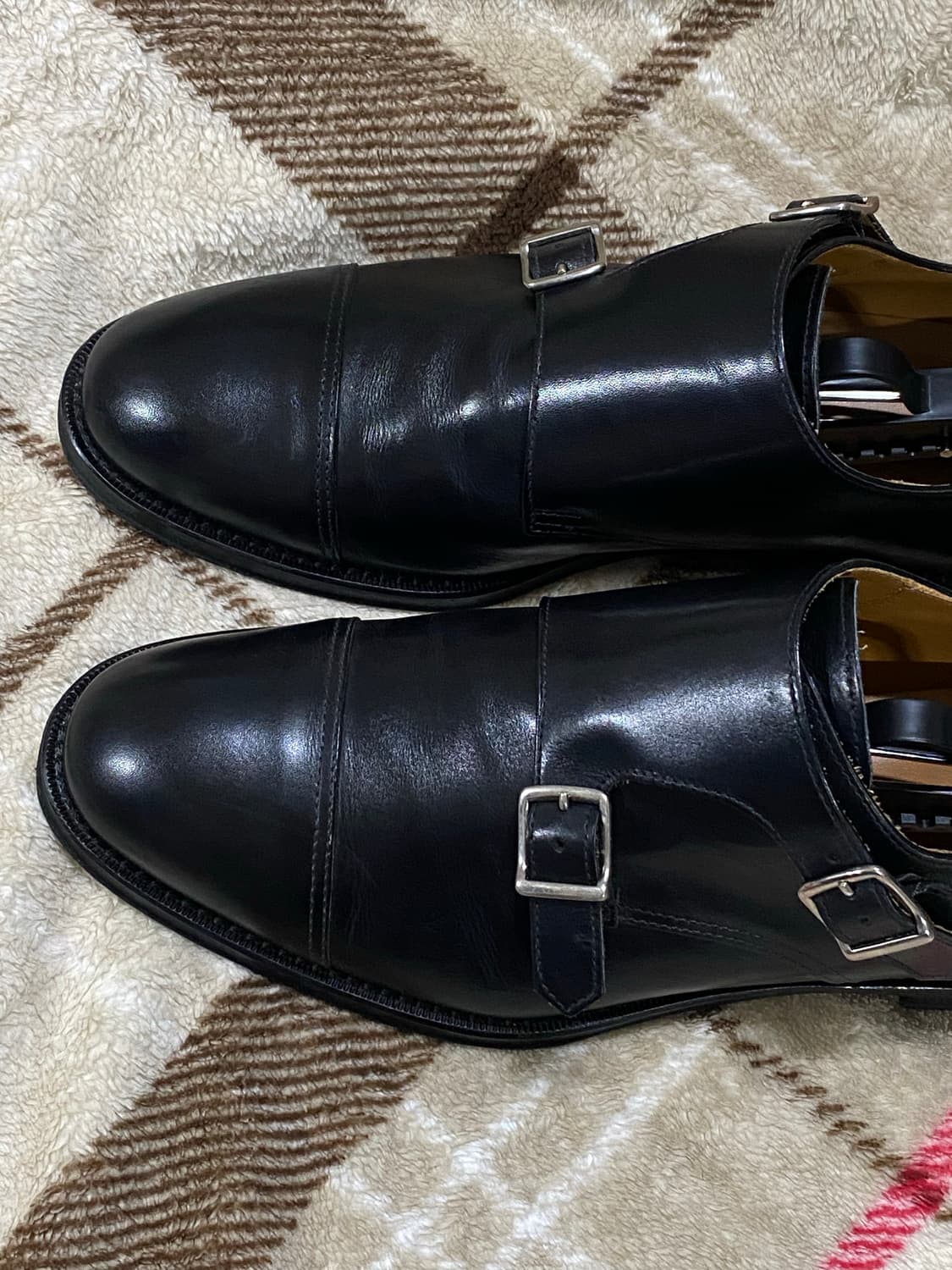 made in italy 🇮🇹 듀칼 남성 더블 몽크스트랩 구두 260 상품이미지4