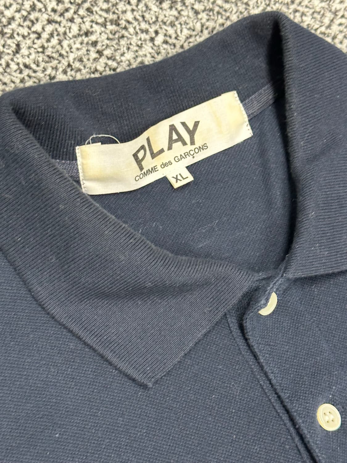 꼼데가르송 스몰로고 하트와펜 반팔 pk 상품이미지3