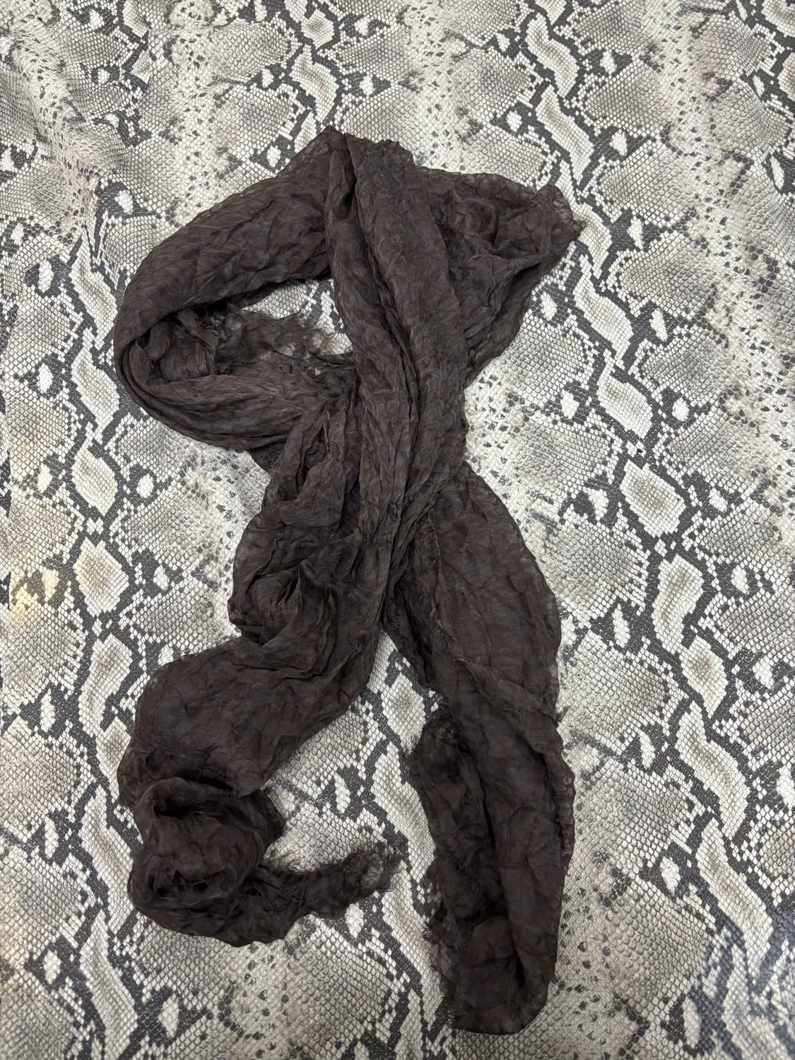 7Grunge Mood Brown Scarf 3.2 상품이미지6