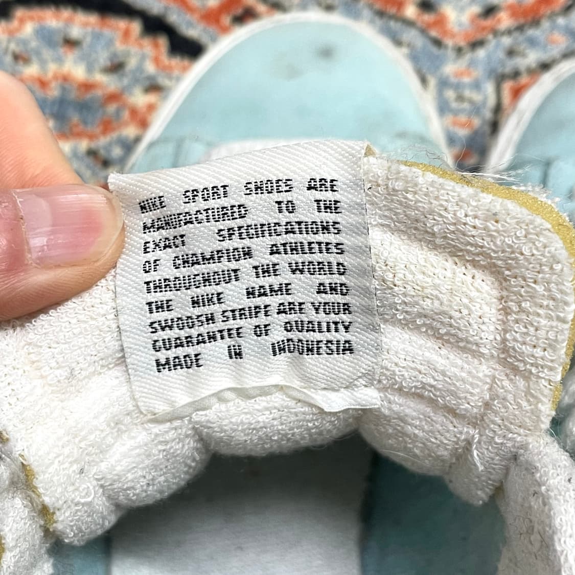 나이키 스카이블루 블레이져 하이탑 스니커즈 US6.5 상품이미지5