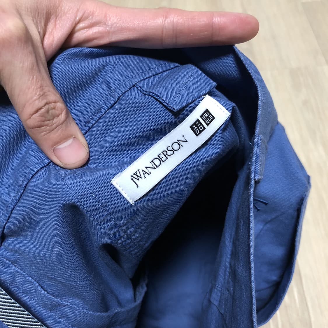 (L) 새상품 유니클로 X JWA 유틸리티 워크 쇼트 팬츠 블루 상품이미지4