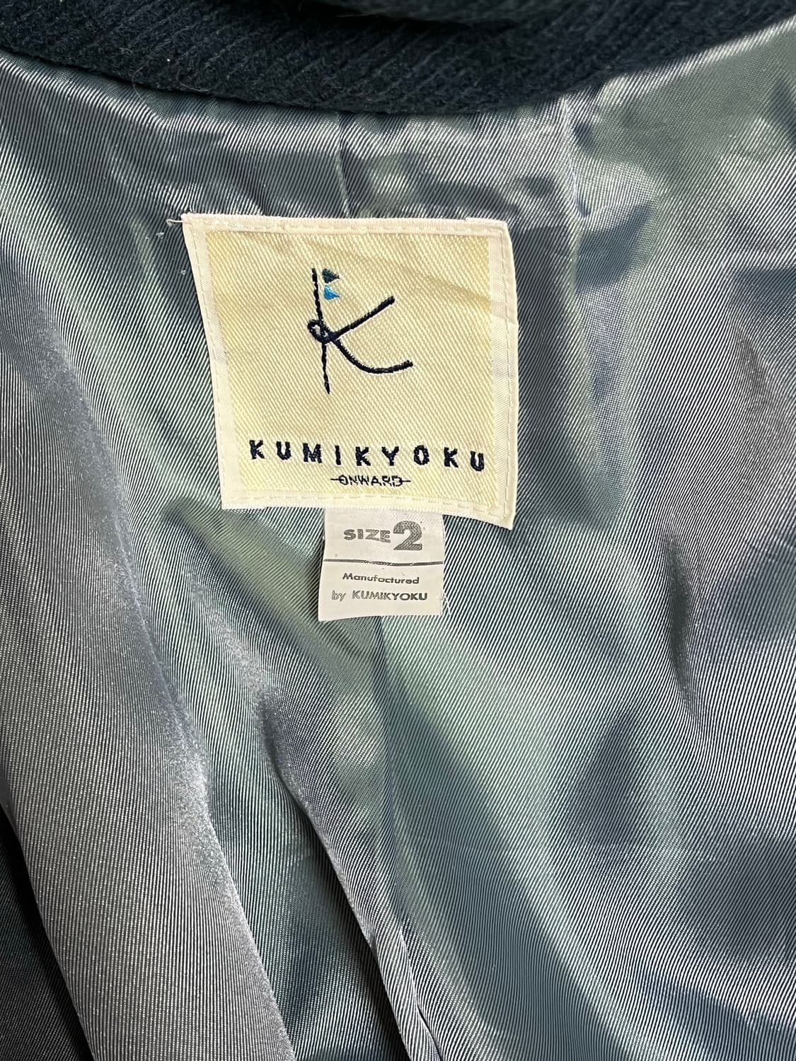 빈티지 쿠미코큐 청록 퍼 코트  상품이미지3