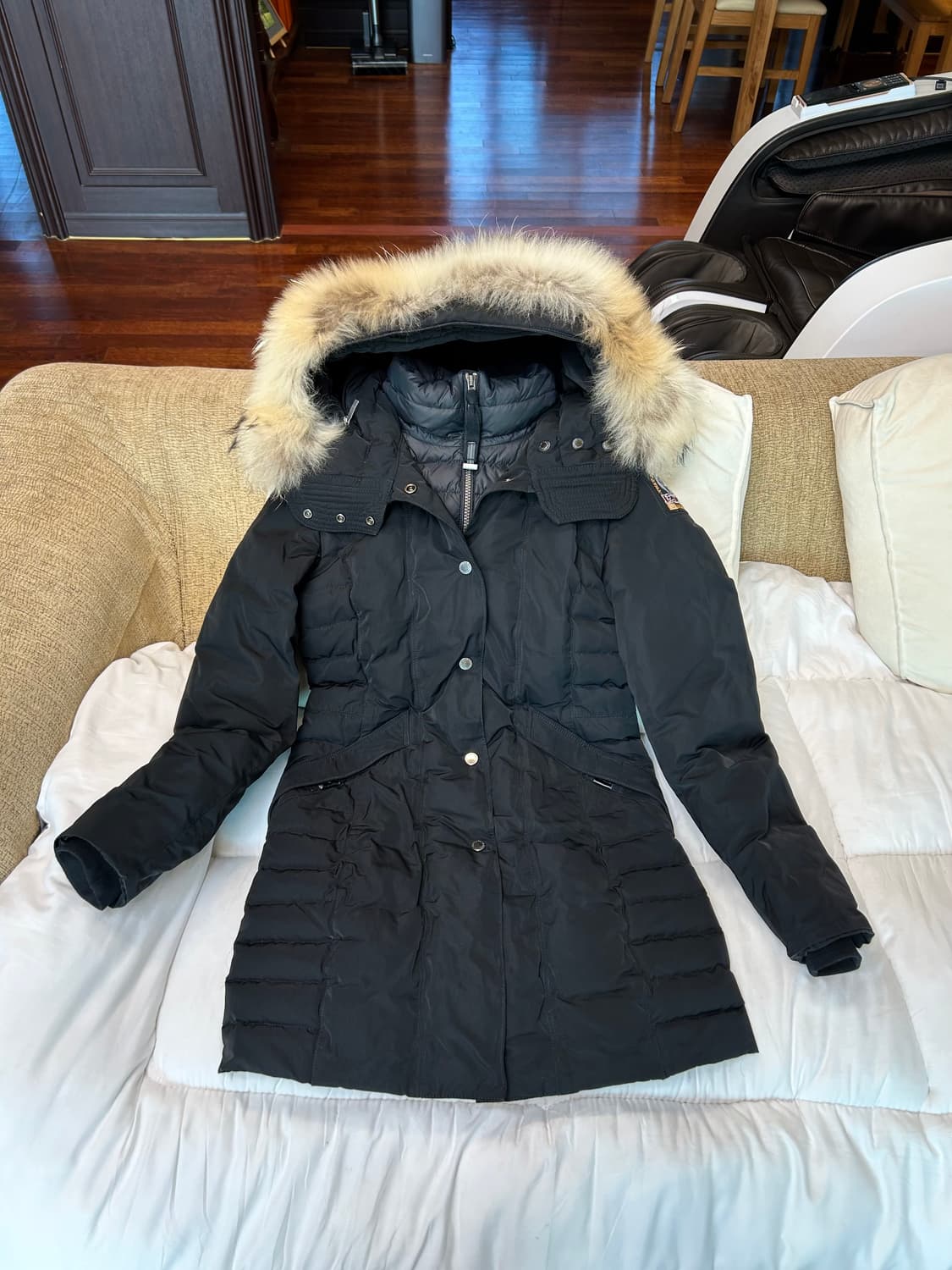 파라점퍼스 미드나잇 블랙 다운패딩(XS/44) 상품이미지2