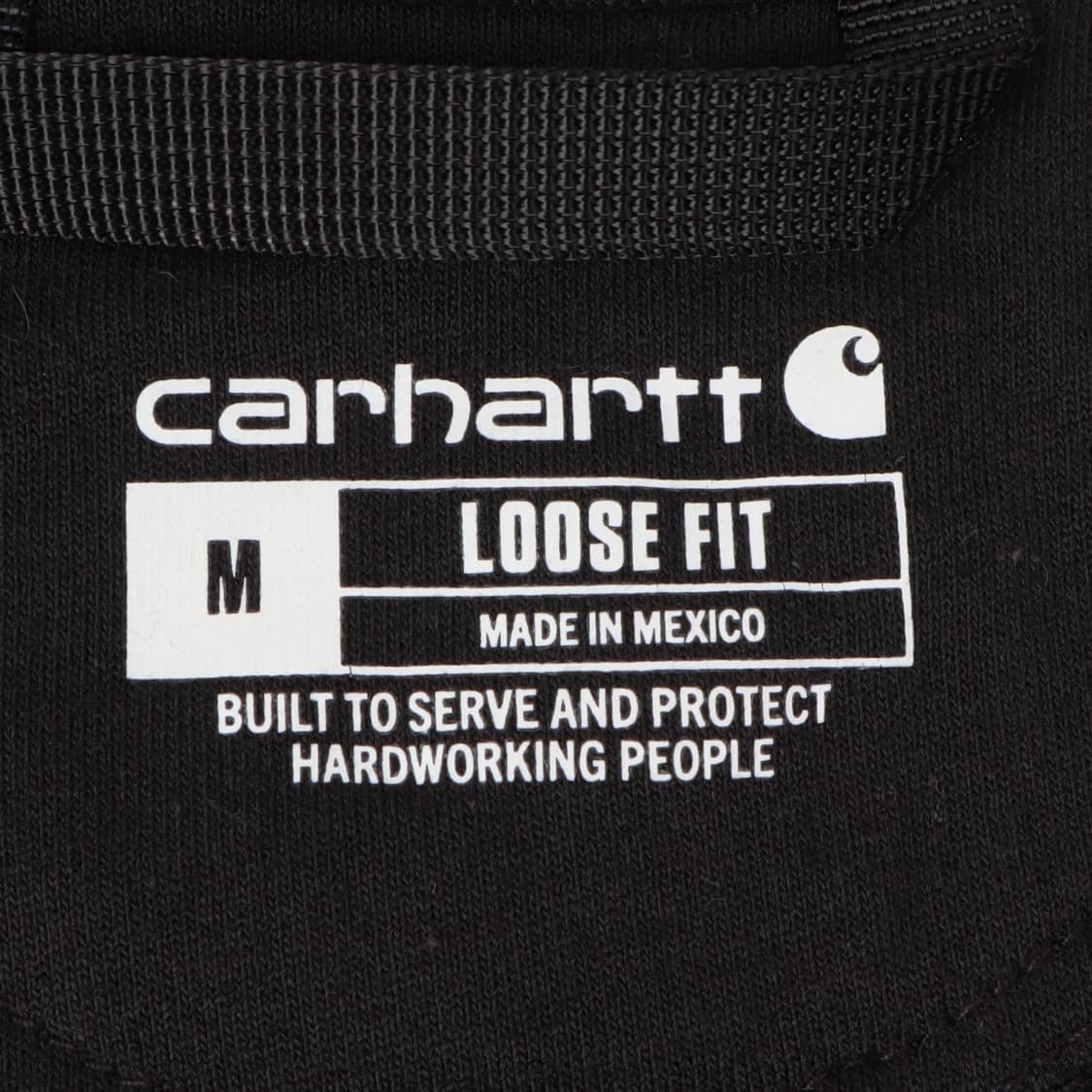 칼하트 k122 루즈 핏 블랙 후드집업 상품이미지7