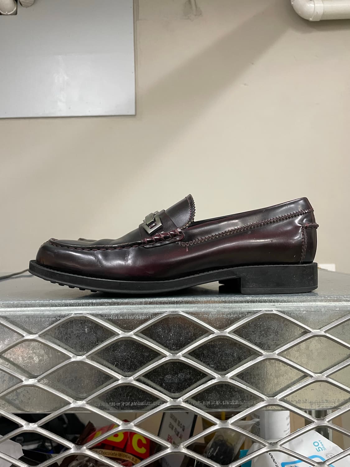 토즈 레더 버클 로퍼 버건디 7 (gr-4697) 상품이미지1