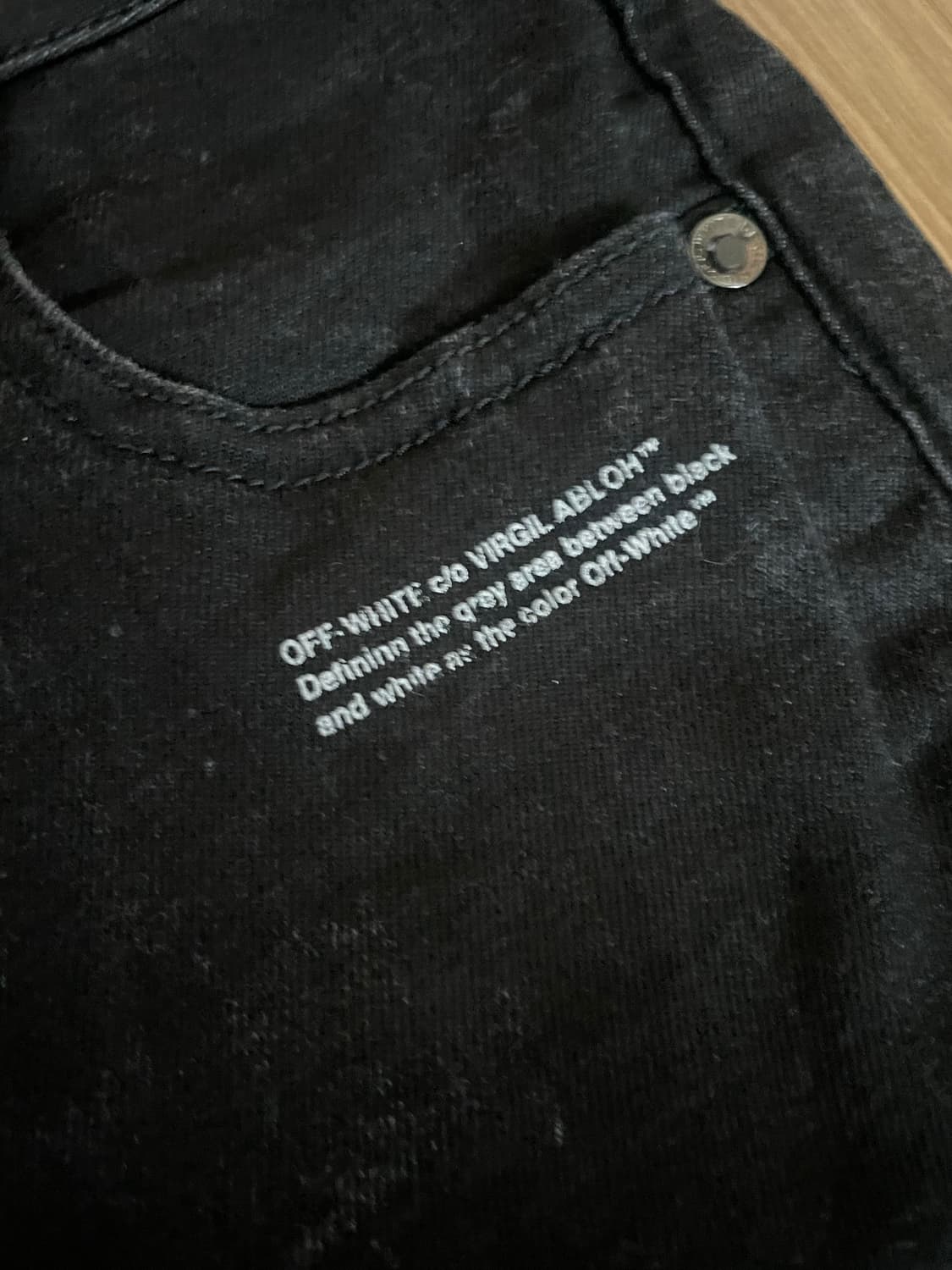 오프화이트 데님진 판매 상품이미지2