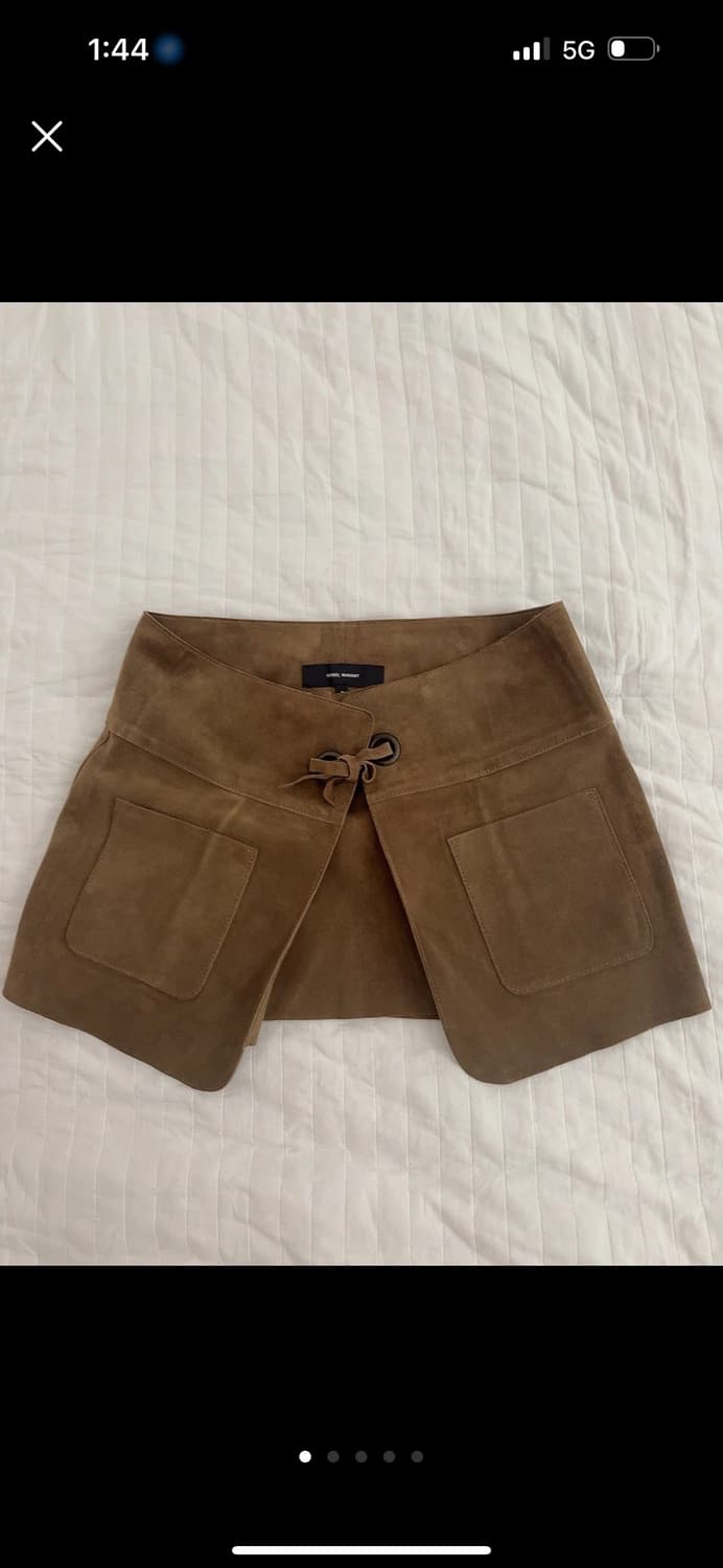 Isabel marant 이자벨마랑 쇼피스 스웨이드 미니스커트 상품이미지3