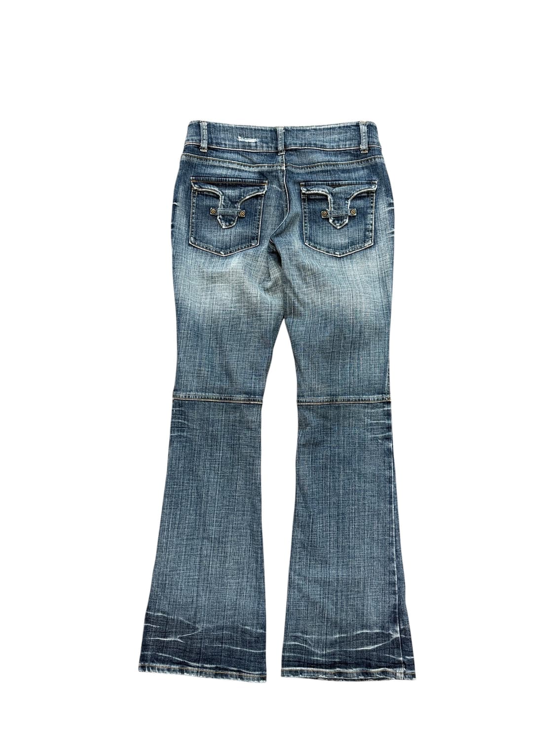 Japanvintage 버튼 로우라이즈 부츠컷 상품이미지2