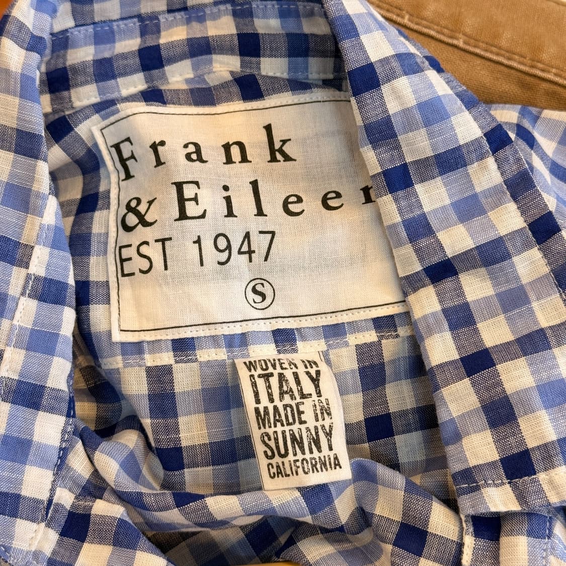 Frank & Eileen 라이트 패브릭 라운지웨어 풀오버 셔츠 상품이미지6