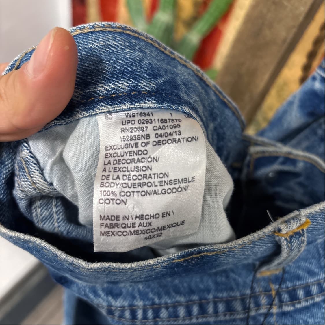 디키즈 릴렉스핏 더블니 스톤워싱 카펜터 워크 데님팬츠 N1232   상품이미지8