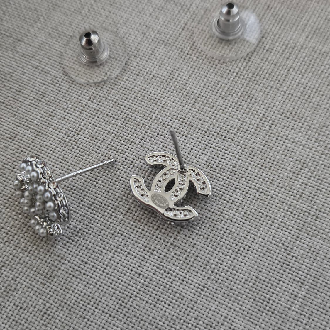 925 샤넬 빈티지 업사이클링 귀걸이 상품이미지4